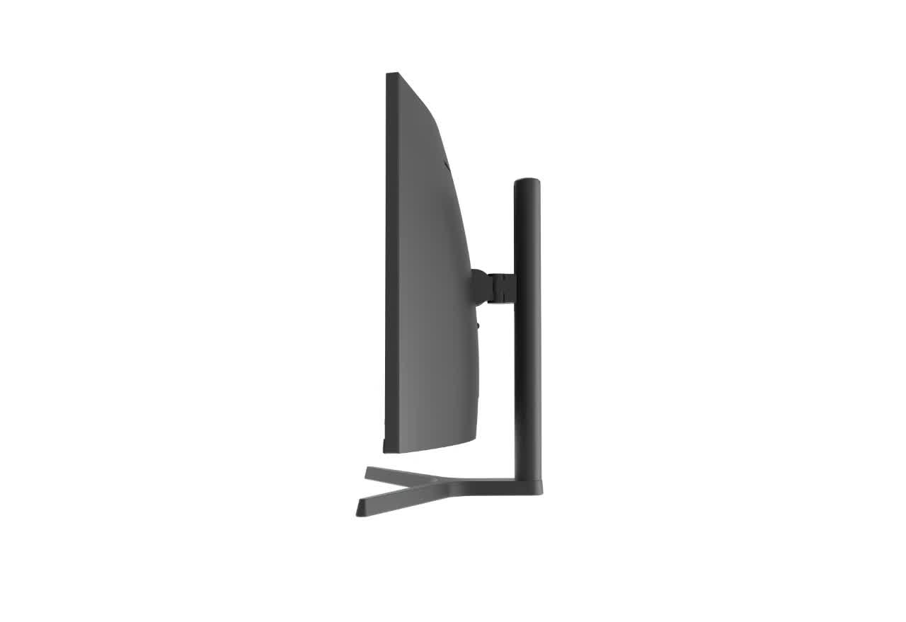 DY-34 Curved Ultrawide Gaming Monitor with Height Adjustable Stand